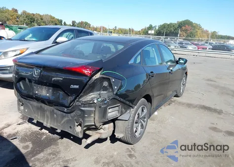 2020 Honda Civic Lx z USA, uszkodzony, nr VIN 2HGFC2F65LH595986